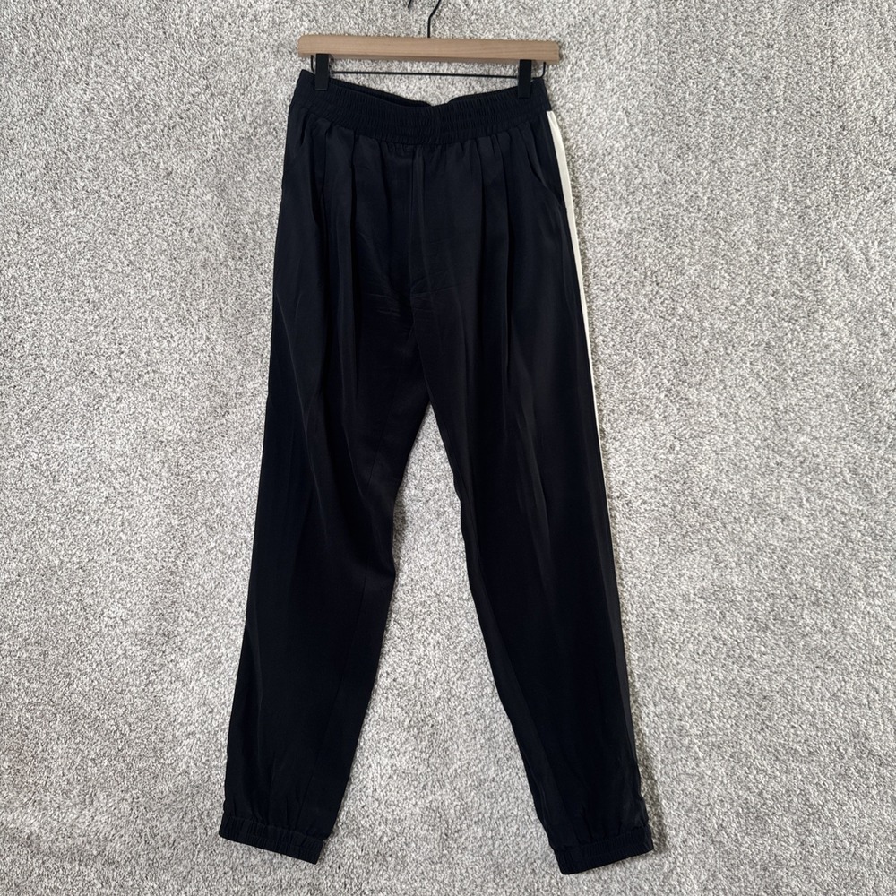 PJK Patterson J. Kincaid Pants Womens XS Black‎ Tuxedo Boho Silk
